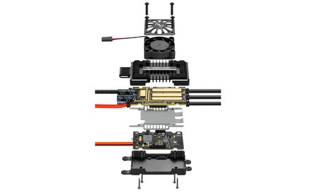 Hobbywing Platinum Pro 180A HV ESC V5 5-14s, 10 A BEC