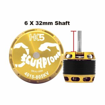 Scorpion 500 Class Electric Heli HK5-4015-805kv 