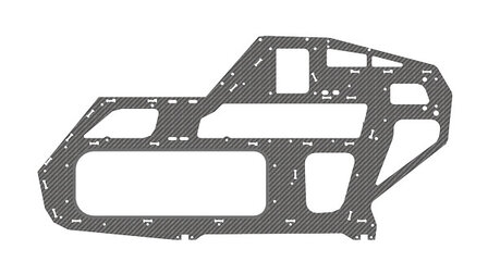 Side frame left 1.0mm LOGO 700 Xxtreme